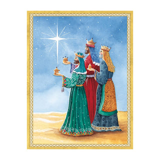 Caspari The Three Magi Classic Boxed Christmas Cards - includes 15 cards & envelopes 105203