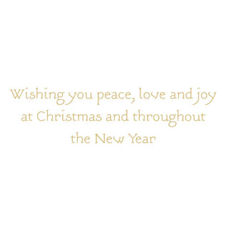 Caspari Angel Peace Wreath Classic Boxed Christmas Cards - includes 15 cards & envelopes 105204