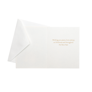 Caspari Angel Peace Wreath Classic Boxed Christmas Cards - includes 15 cards & envelopes 105204
