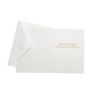 Caspari Wintry Window View Classic Boxed Christmas Cards - includes 15 cards & envelopes 105205