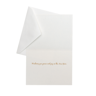 Caspari Snow Covered Trees Classic Boxed Christmas Cards - includes 15 cards & envelopes 105210