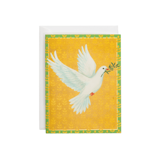 Caspari Golden Peace Dove Classic Boxed Christmas Cards - includes 15 cards & envelopes 105215