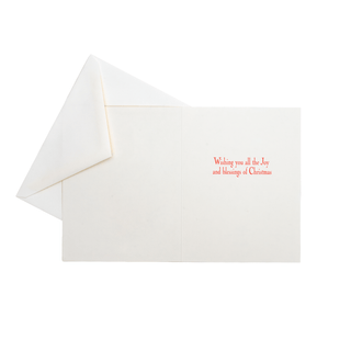 Caspari Angel With Garland Large Boxed Christmas Cards - includes 15 Boxed Christmas Cards 105302