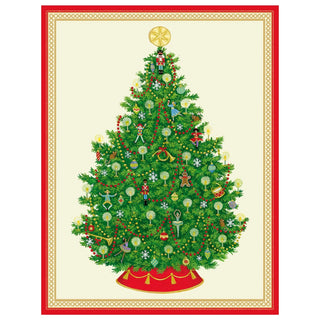 Caspari Nutcracker Ballet Christmas Tree Large Boxed Christmas Cards - includes 15 Boxed Christmas Cards 105303