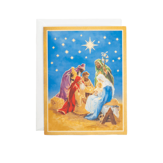 The Holy Family And Three Kings Large Boxed Christmas Cards - includes 15 Boxed Christmas Cards
