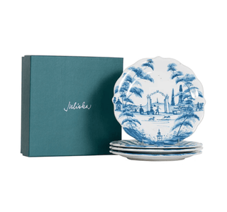 Juliska Country Estate Party Plates Set of 4 - Delft Blue 10592