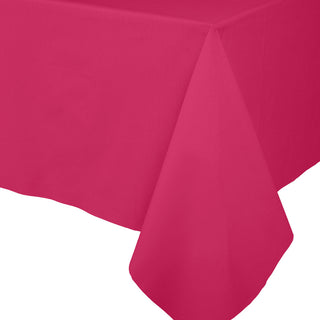 Caspari Paper Linen Fuchsia Solid Airlaid Tablecover 5.2'X8.2 106TCL