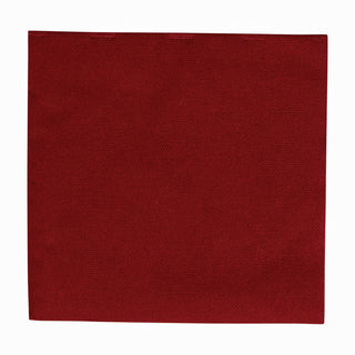 Caspari Paper Linen Cranberry Napkin Solid Airlaid Cocktail-15 In 108CG