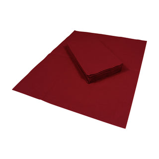 Caspari Paper Linen Cranberry Guest Towels Solid Airlaid - 12 In 108GG
