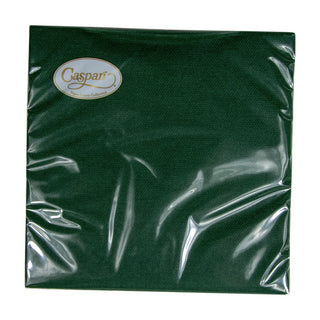 Paper Linen Hunter Green Napkin Solid Airlaid Cocktail-15 In