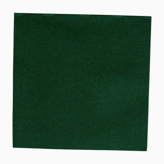Caspari Paper Linen Hunter Green Napkin Solid Airlaid Cocktail-15 In 109CG