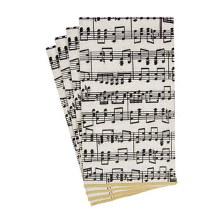 Caspari Musica Guest Towel 11020G