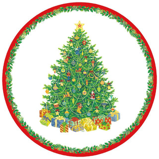 Caspari Christmas Tree Paper Placemats - includes 12 Paper Placemats 1126PPRND