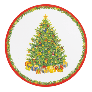 Caspari Christmas Tree Paper Placemats - includes 12 Paper Placemats 1126PPRND