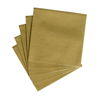 Caspari Paper Linen Gold Napkin Solid Airlaid Cocktail-15 In 112CG
