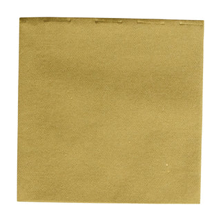 Caspari Paper Linen Gold Napkin Solid Airlaid Cocktail-15 In 112CG