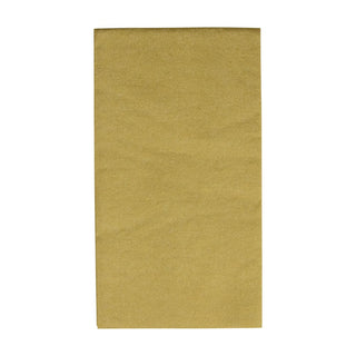 Caspari Paper Linen Gold Guest Towels Solid Airlaid - 12 In 112GG