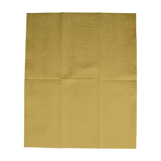 Caspari Paper Linen Gold Guest Towels Solid Airlaid - 12 In 112GG
