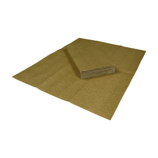 Caspari Paper Linen Gold Guest Towels Solid Airlaid - 12 In 112GG