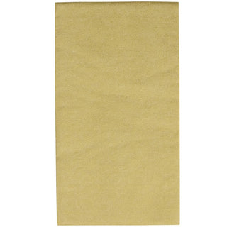 Caspari Paper Linen Gold Guest Towels Solid Airlaid - 12 In 112GG
