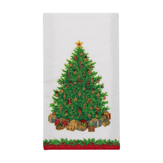Caspari Christmas Tree Guest Towels - includes 15 Guest Towels 11391G