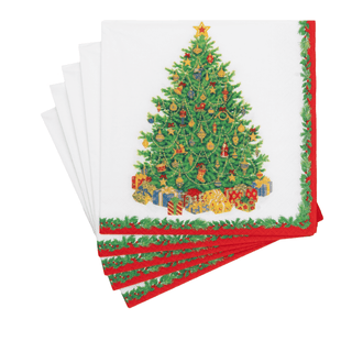 Caspari Christmas Tree Luncheon Napkins - includes 20 Luncheon Napkins 11391L