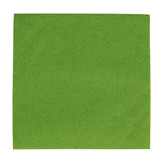 Caspari Leaf Green-Paper Linen Napkin Solid Airlaid Cocktail-15 In 113CG