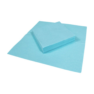 Robin's Egg-Paper Linen Napkin Solid Airlaid Cocktail-15 In