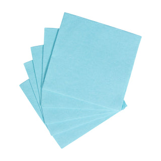 Caspari Robin's Egg-Paper Linen Napkin Solid Airlaid Cocktail-15 In 115CG