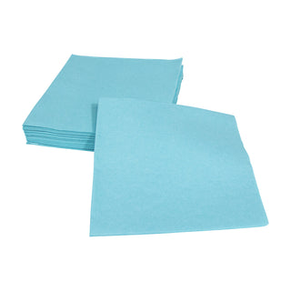Caspari Robin's Egg-Paper Linen Napkin Solid Airlaid Cocktail-15 In 115CG