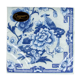 Blue And White Napkin Cocktail