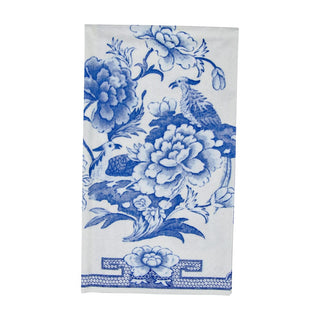 Caspari Blue And White Guest Towel 12450G