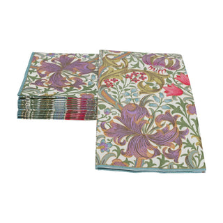 Caspari Golden Lily-Ivory Guest Towel 12920G