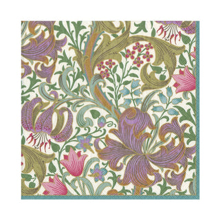 Caspari Golden Lily-Ivory Napkin Luncheon 12920L