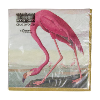 Caspari Audubon Birds Napkin Cocktail 13120C