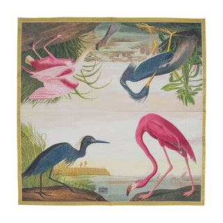 Caspari Audubon Birds Napkin Cocktail 13120C
