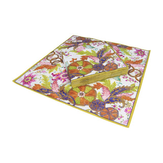 Caspari Tobacco Leaf Ivory Napkin Luncheon 13130L