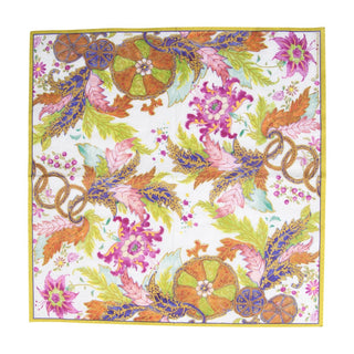 Caspari Tobacco Leaf Ivory Napkin Luncheon 13130L