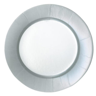 Caspari Linen Silver Dinner Plates 13282DP