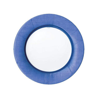 Caspari Linen Blue 2 Salad/Dessert Plates 13283SP
