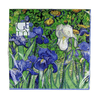 Caspari Van Gogh Irises Napkin Cocktail 13670C