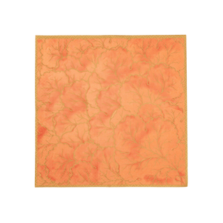 Caspari Gilded Majolica Coral Cocktail Napkins - includes 20 Cocktail Napkins 14216C