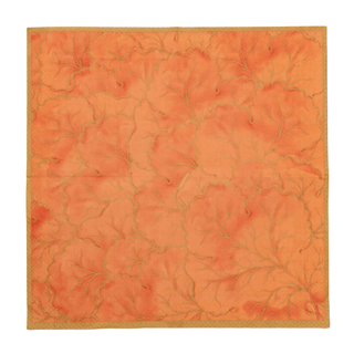 Caspari Gilded Majolica Coral Luncheon Napkins - includes 20 Luncheon Napkins 14216L