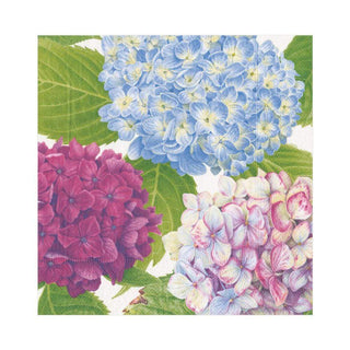 Caspari Hydrangea Garden Blue Napkin Luncheon 14410L
