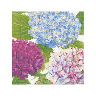Caspari Hydrangea Garden Blue Napkin Luncheon 14410L