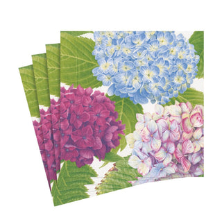 Caspari Hydrangea Garden Blue Napkin Luncheon 14410L