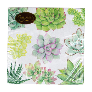 Caspari Succulents Napkin Luncheon 15140L
