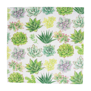 Caspari Succulents Napkin Luncheon 15140L
