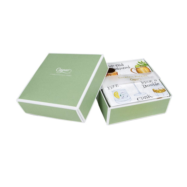 15300B, Cocktail Hour Napkin Box Cocktail - 40 per box, Any