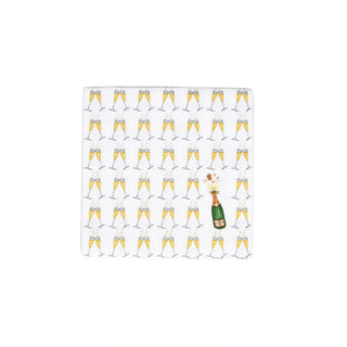 Caspari Bubbly  Napkin Box Cocktail - 40 per box 15310B
